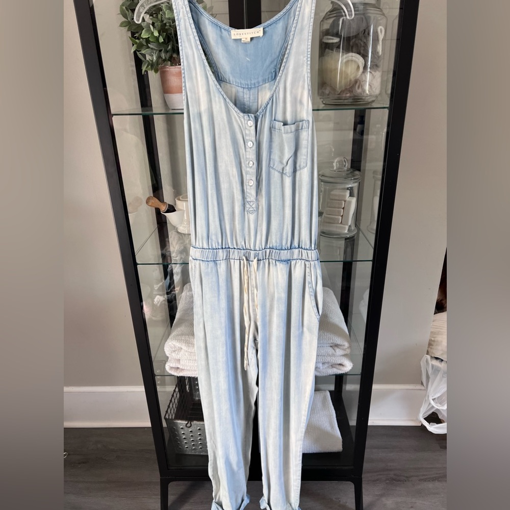 Lovestitch Jean Jumpsuit Size Small